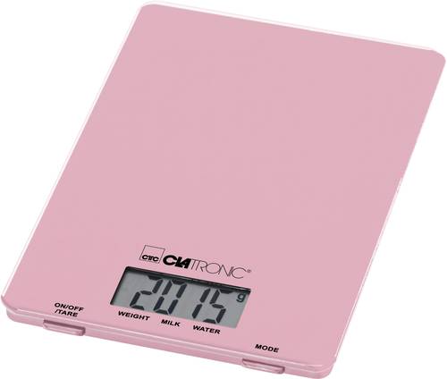 Clatronic KW 3626 LCD Küchenwaage digital Wägebereich (max.)=5kg Pink von Clatronic