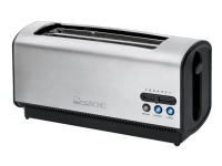 Clatronic TA 3687, 4 Scheibe(n), Schwarz, Edelstahl, Edelstahl, Tasten, Niveau, CE, 1200 W von Clatronic