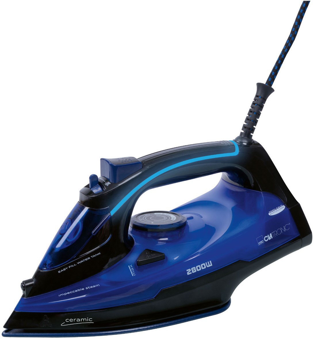 DB 3755 Dampfbügeleisen schwarz/blau DB 3755 Dampfbügeleisen schwarz/blau von Clatronic