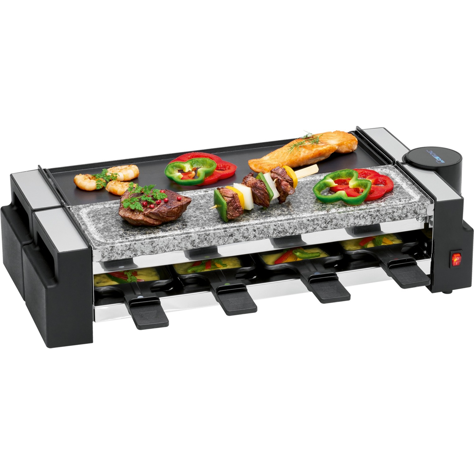 Raclette Grill mit heißem Stein RG 3678 von Clatronic