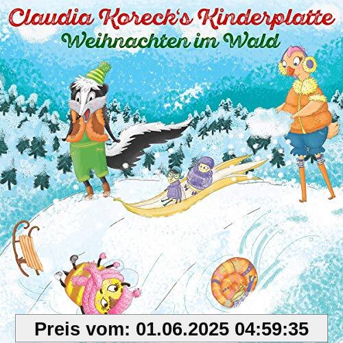 Kinderplatte II (Weihnachten im Wald) von Claudia Koreck