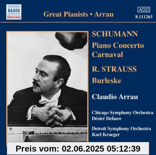 Klavierkonzert/Carnaval/Burles von Claudio Arrau