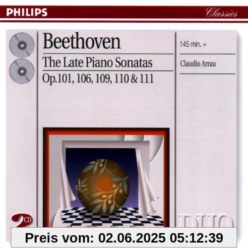 Klavierson.Op.101,106,109,110 von Claudio Arrau