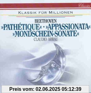 Klaviersonaten 8,14,23 von Claudio Arrau