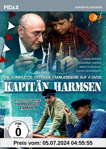 Kapitän Harmsen / Die komplette 13-teilige Kultserie (Pidax Serien-Klassiker) [4 DVDs] von Claus Peter Witt