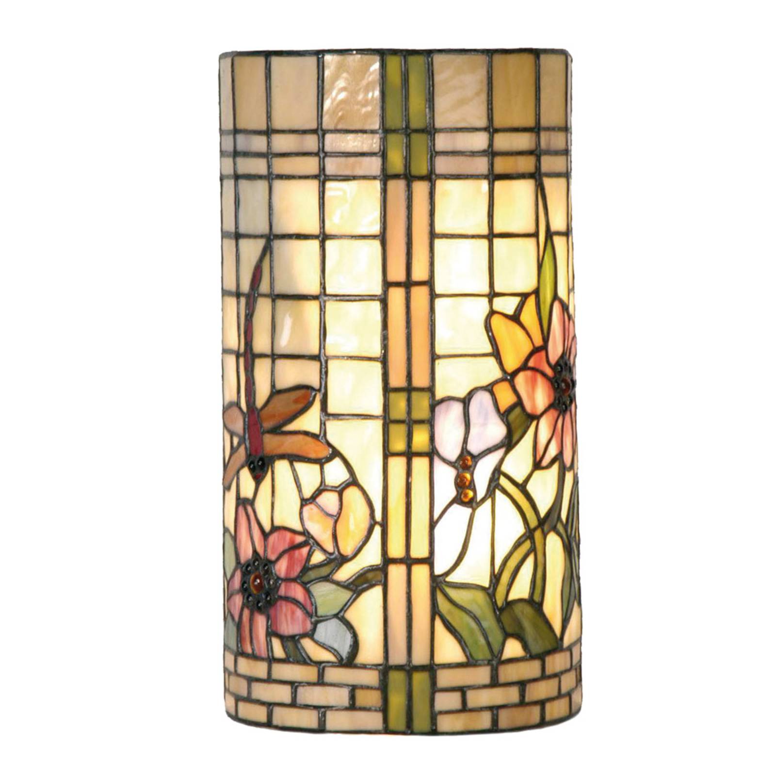 Blumige Wandleuchte Hannah im Tiffany-Stil Blumige Wandleuchte Hannah im Tiffany-Stil von Clayre&Eef