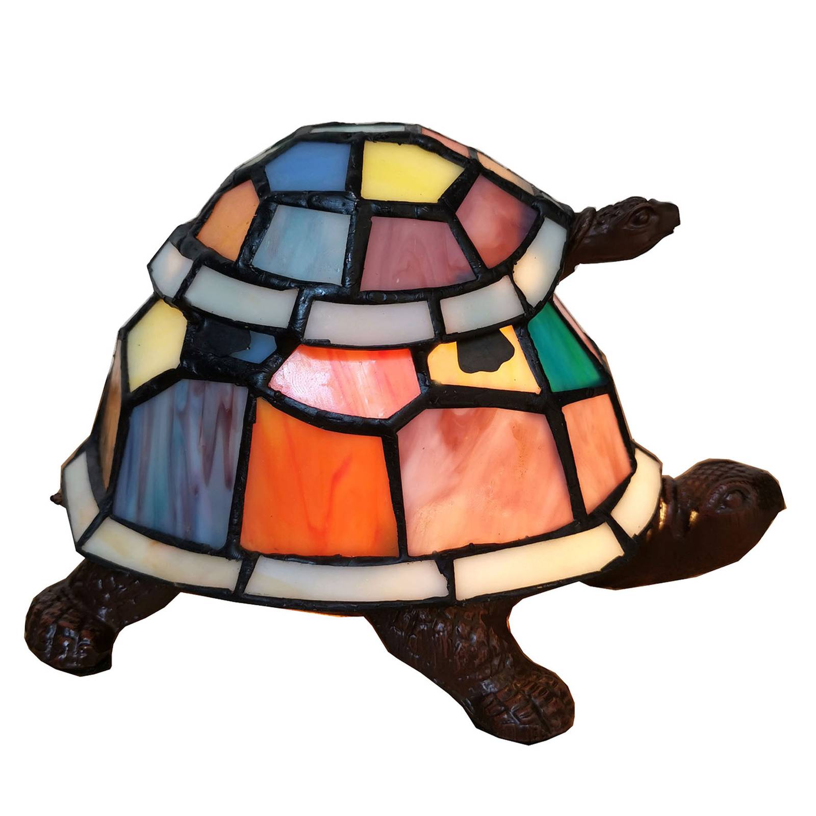 Dekoleuchte 6002, Schildkrötenduo im Tiffany-Look von Clayre&Eef