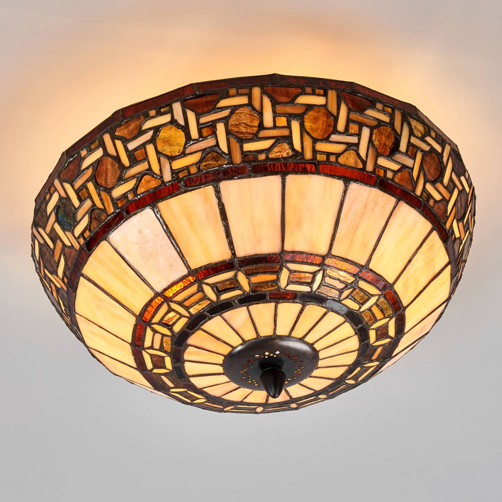 Wilma - Deckenleuchte im Tiffany-Stil Wilma - Deckenleuchte im Tiffany-Stil von Clayre&Eef