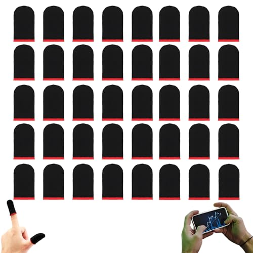 ClcIosis 40 Stück Finger Sleeves Set Fingerhüllen Gaming Finger Sleeves für Touchscreen Handschuhe Anti Schweiß Atmungsaktiv Fingerabdeckung Fingerlinge Gaming Zubehör ClcIosis 40 Stück Finger Sleeves Set Fingerhüllen Gaming Finger Sleeves für Touchscreen Handschuhe Anti Schweiß Atmungsaktiv Fingerabdeckung Fingerlinge Gaming Zubehör von ClcIosis