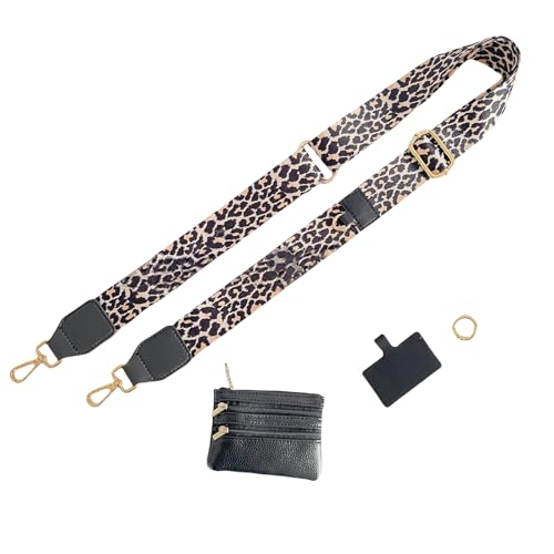 ClcIosis Handykette Universal, Clip Bag Handy, Handykette Mit Tasche, Schlüsselband Leopardenmuster für Handy Zubehör ClcIosis Handykette Universal, Clip Bag Handy, Handykette Mit Tasche, Schlüsselband Leopardenmuster für Handy Zubehör von ClcIosis