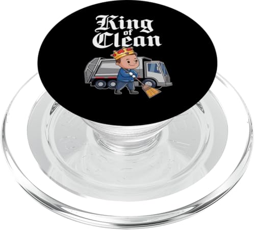 King of Clean Cartoon-Design PopSockets PopGrip für MagSafe King of Clean Cartoon-Design PopSockets PopGrip für MagSafe von Clean King Designs