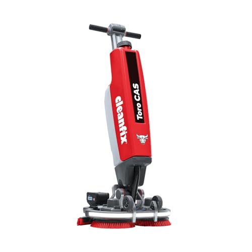 Cleanfix Toro CAS Akku Scheuersaugmaschine – Kabellos, leistungsstark & kompakt | Ideal für Unterhalts- und Intensivreinigung | Rocket-Modus gegen hartnäckigen Schmutz | Spart bis zu 70% Wasser von Cleanfix
