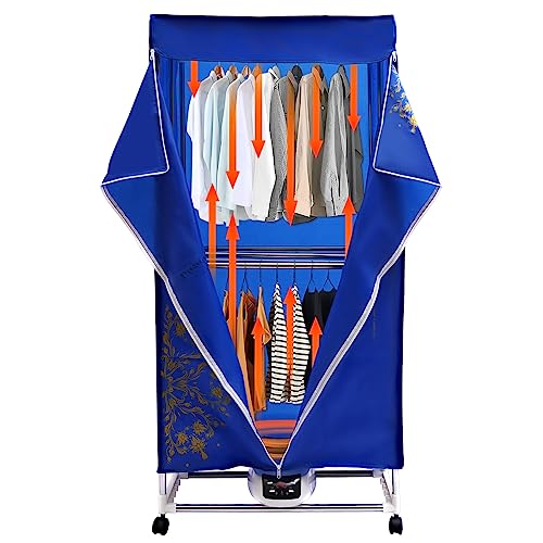 Wärmepumpentrockner, 220V Elektrischer Wäschetrockner Tragbarer Kleiderschrank Warmlufttrockner Klappbarer mit Rollen und Rillen-Design, zu Hause, Wohnungen, Hotels, 70.5 * 47.5 * 147cm Wärmepumpentrockner, 220V Elektrischer Wäschetrockner Tragbarer Kleiderschrank Warmlufttrockner Klappbarer mit Rollen und Rillen-Design, zu Hause, Wohnungen, Hotels, 70.5 * 47.5 * 147cm von ClearFragrans