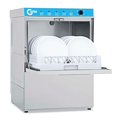 Cleiton® - Geschirrspülmaschine 40x40 | Gläserspülmaschine Gastro Ultra Schnelles Waschen in nur 2 Minuten, Hohe Festigkeit, Langlebigkeit und Leistung von Cleiton