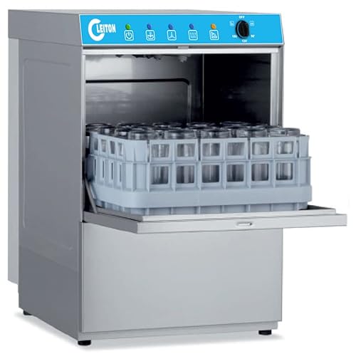 Cleiton® - Gläserspülmaschine 35x35 | Gläserspülmaschine Gastro Ultra Schnelles Waschen in nur 2 Minuten, Hohe Festigkeit, Langlebigkeit und Leistung von Cleiton