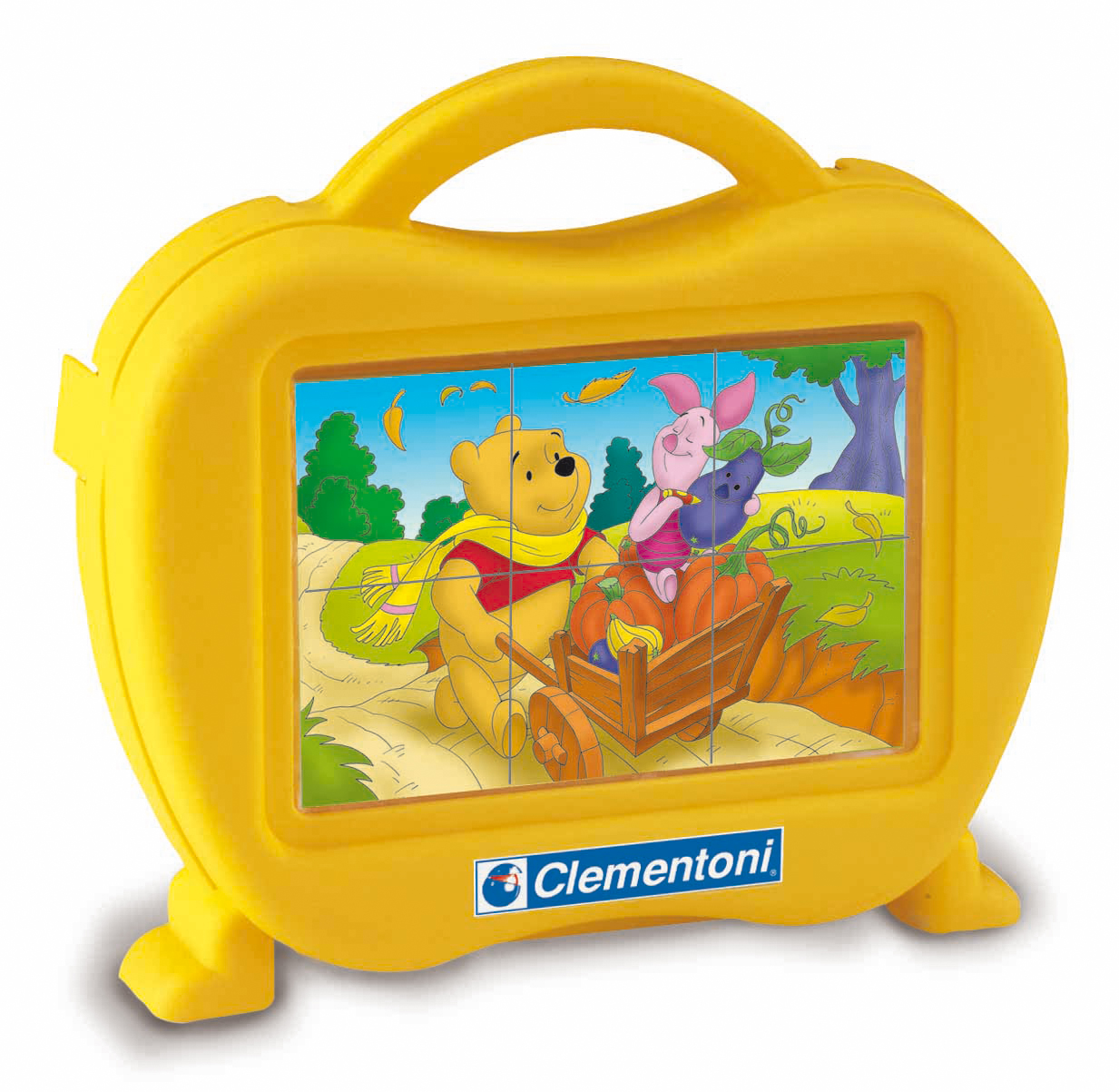 Clementoni Baby Würfelpuzzle - WD Winnie the Pooh, Puzzlekoffer mit 6 Würfel von Clementoni
