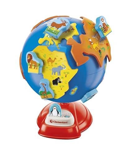 Clementoni - 78823 - Education - Mein Erster Elektronischer Globus - Auf Norwegisch Und Dänisch, Spielzeug für Kinder 3-6 Jahre, Hergestellt in Italien von Clementoni
