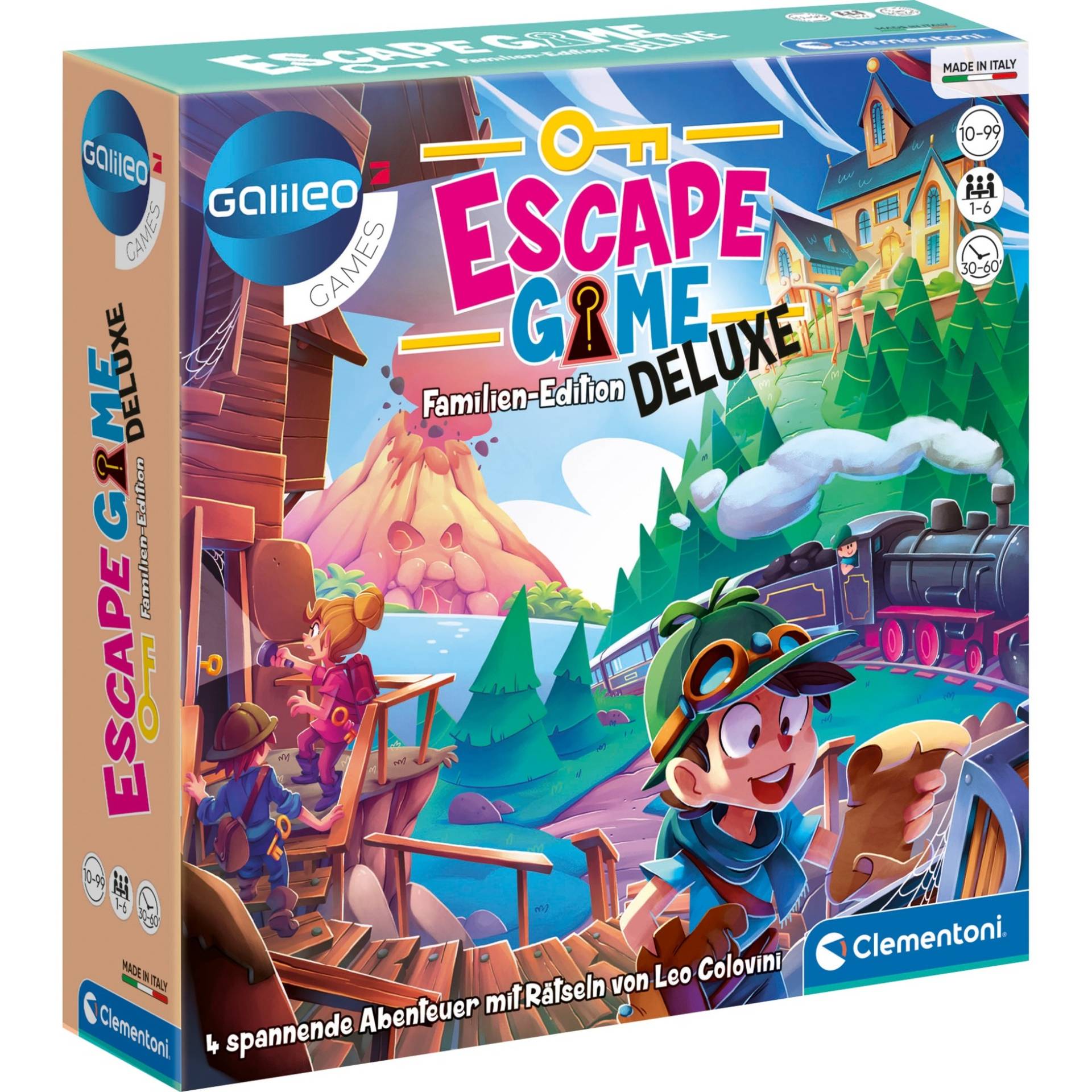 Escape Game Deluxe, Partyspiel von Clementoni