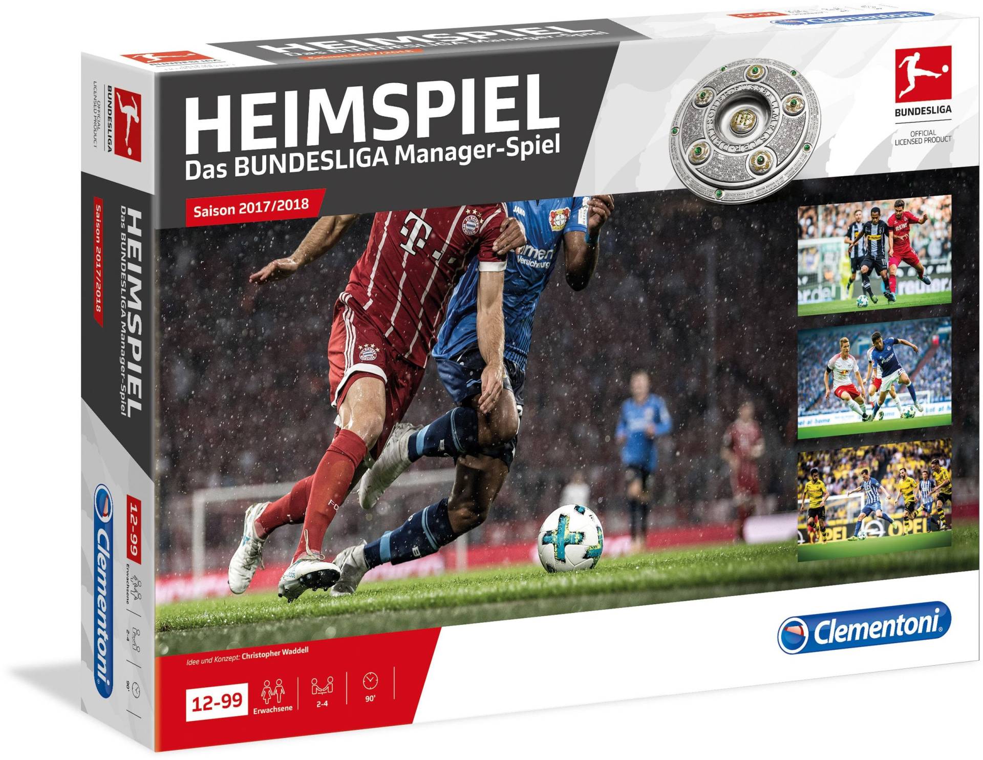 HEIMSPIEL Das große Bundesliga Manager-Spiel Saison 17/18 von Clementoni