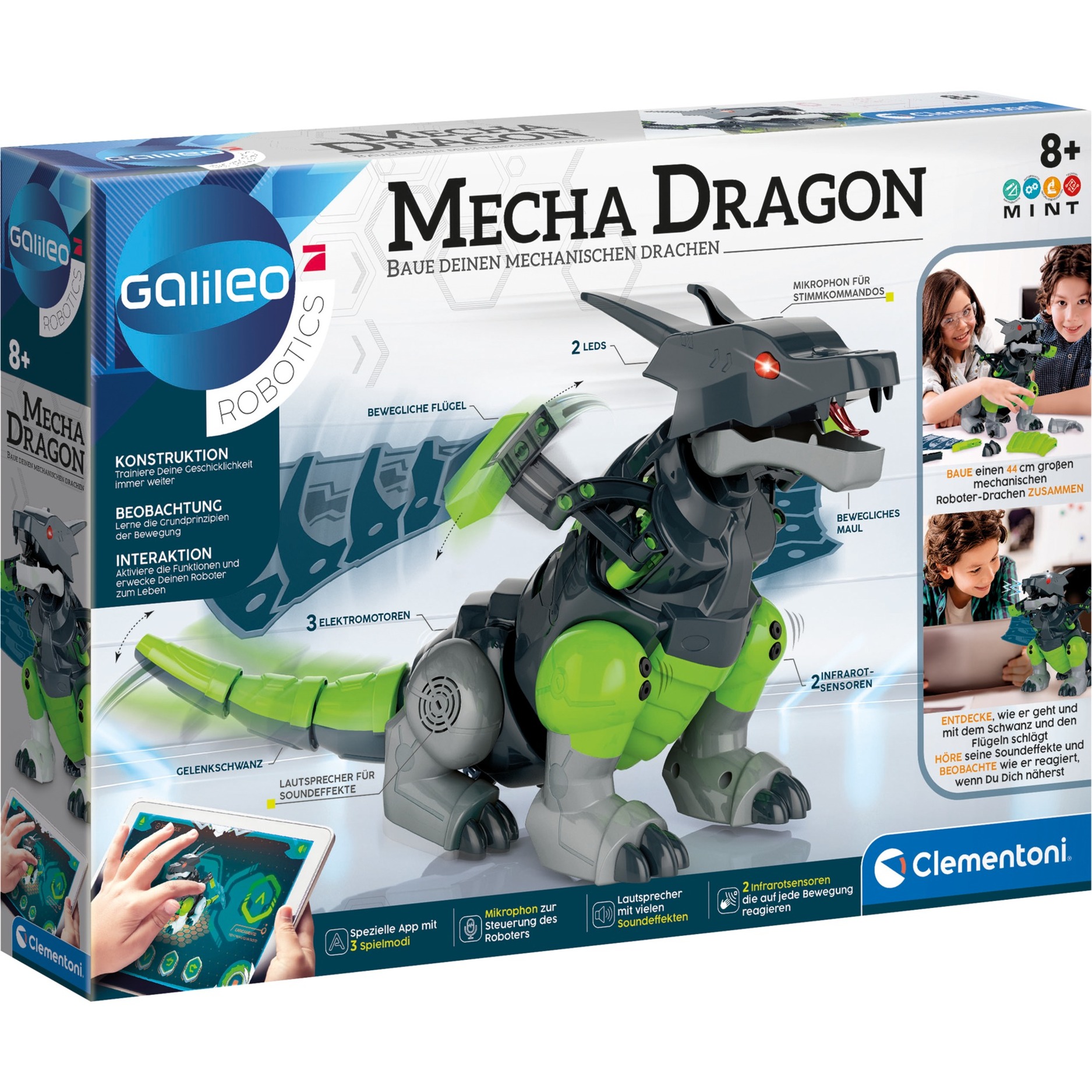 Mecha Dragon, Experimentierkasten von Clementoni