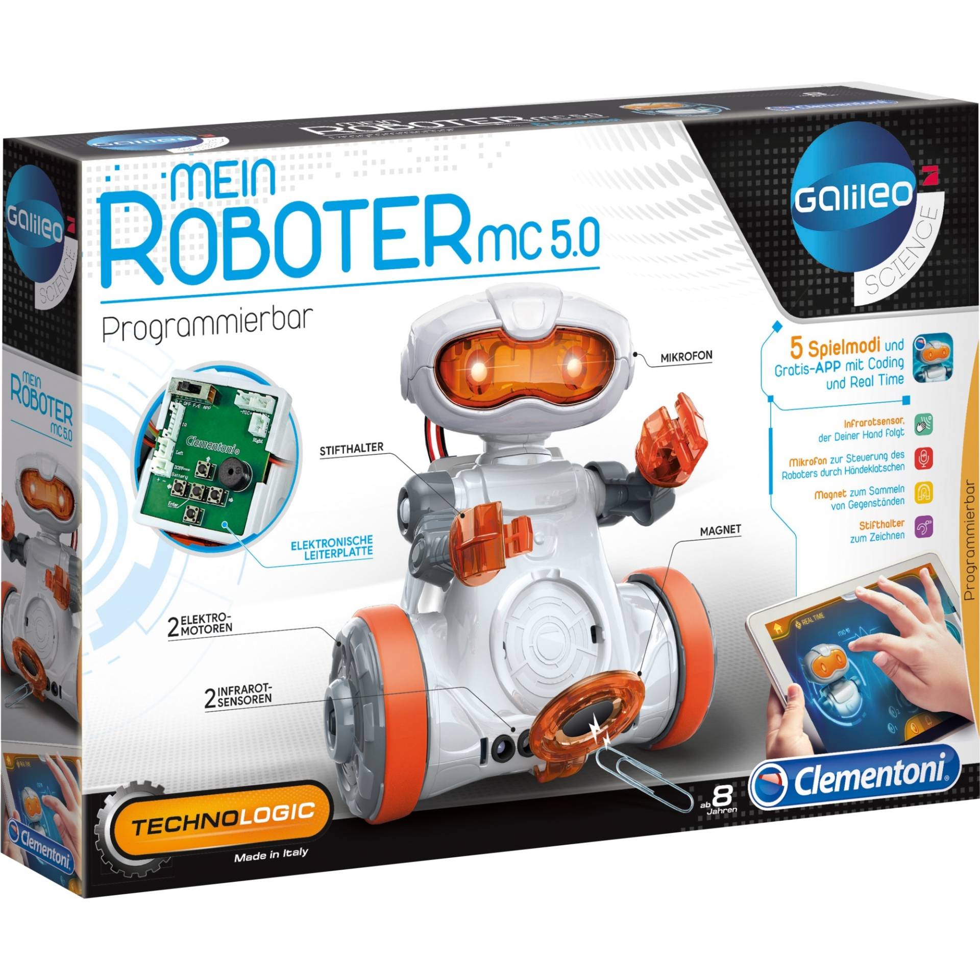 Mein Roboter MC 5.0, Konstruktionsspielzeug von Clementoni