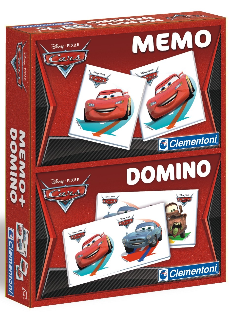Memo und Domino 2 in 1 Cars 2 von Clementoni