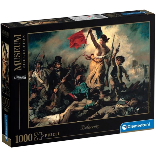Museum Collection: Delacroix - Die Freiheit führt das Volk, Puzzle von Clementoni