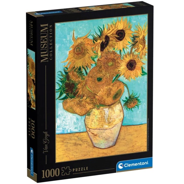 Museum Collection: Van Gogh - Vase mit Sonnenblumen, Puzzle von Clementoni