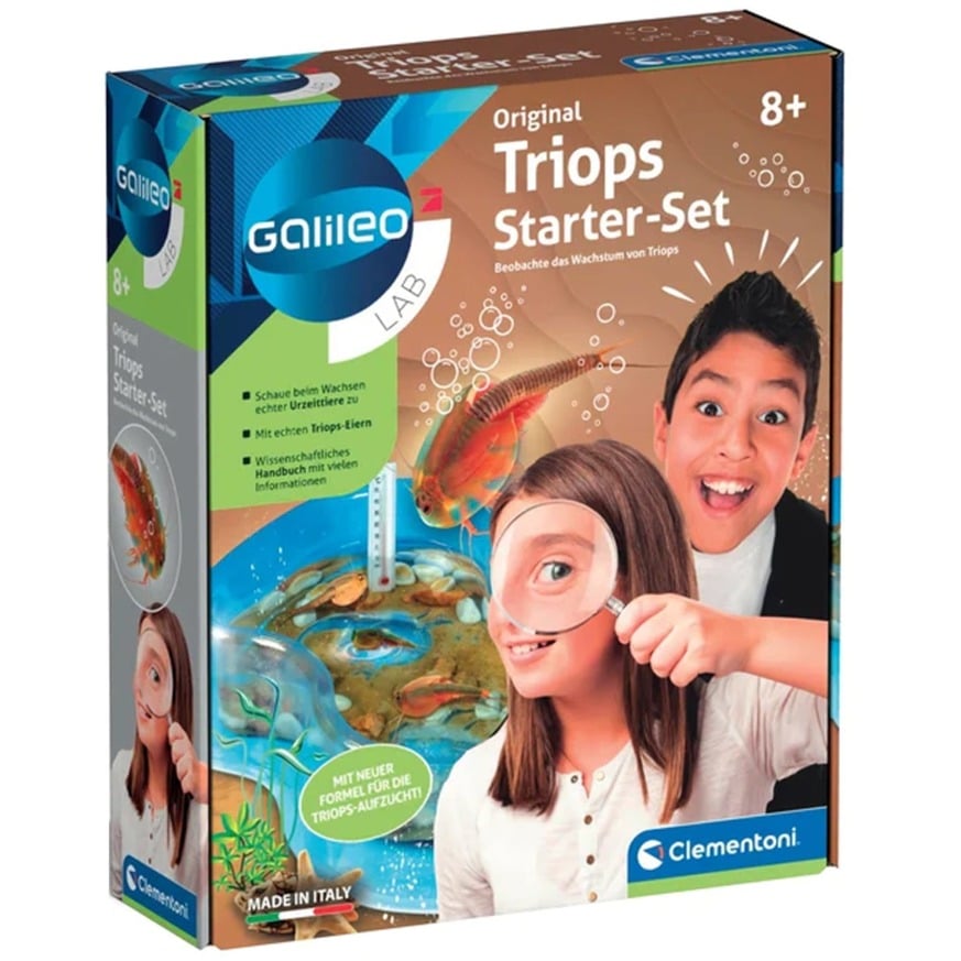 Original Triops Starter-Set, Experimentierkasten von Clementoni