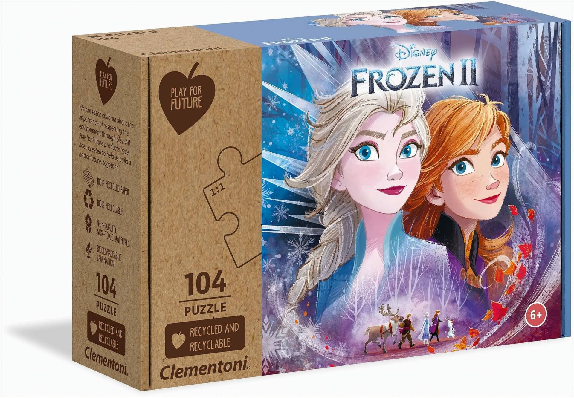 Puzzle - Frozen 2, 104 Teile von Clementoni