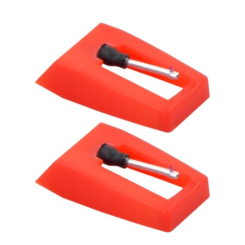 Cleminsta Plattenspieler Nadeln, 2 Stück Nadeln für Schallplattenspieler Plattenspieler Ersatznadelent Diamant Nadel Ersatzzubehör für Plattenspieler, Vinylplatten-Spieler, LP, Grammophon Cleminsta Plattenspieler Nadeln, 2 Stück Nadeln für Schallplattenspieler Plattenspieler Ersatznadelent Diamant Nadel Ersatzzubehör für Plattenspieler, Vinylplatten-Spieler, LP, Grammophon von Cleminsta