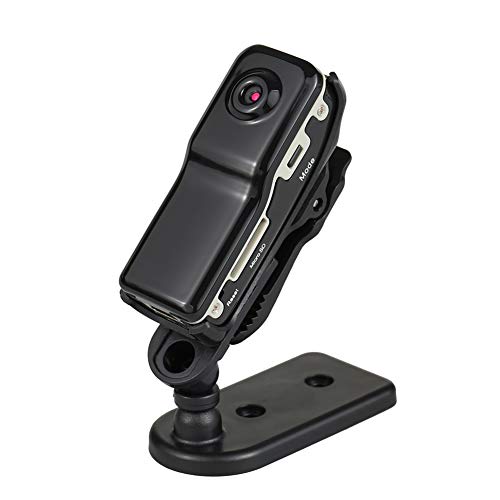 Mini-Kamera, Drahtlose Antenne Mini-Kamera Digitaler Videorecorder Clip On Cam Pocket Camcorder Schwarz von Clenp
