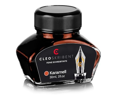 Cleo Skribent Schreibtinte im Tintenflakon, Karamell, 30 ml Füllhaltertinte von Cleo Skribent