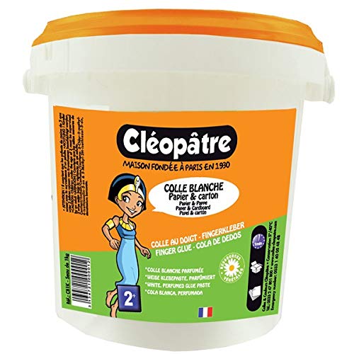 Cléopâtre - CB1K – Klebepaste Vorratstopf, 1 kg, Weiß von Cléopâtre