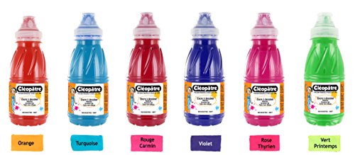 Cléopâtre – EAD250x6B - Maltinten-Set, 6 Farben à je 250 ml von Cléopâtre