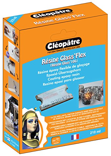 Cléopâtre – LCC20-240-E1 – Epoxid-Überzugs-Harz Glass'Flex, 210 ml von Cléopâtre