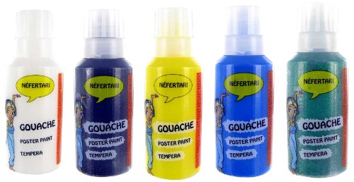 Cléopâtre pgn60 x X4 A + GP Gouache 4 x 60 ml + Gel 1 Pailleten 60 ml grün von Cléopâtre