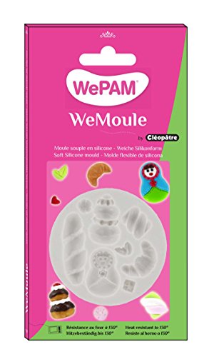 WePAM Wemoule PF00MD03 Form für Porzellanmodellage, Matrjoschka/Gebäck von Cléopâtre