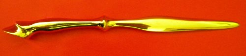 hoch polierter Brieföffner massiv Messing Pferdefuß Metall Geschenkidee > Reiter hoch polierter Brieföffner massiv Messing Pferdefuß Metall Geschenkidee > Reiter von Clever-Deko