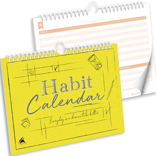 Clever Fox Habit Kalender – Inspirierender Habit Tracker für Atomgewohnheiten – Buntes Gewohnheiten- & Zielplaner-Tagebuch zur Steigerung der Produktivität und zum besten Selbst werden – 24 Monate von Clever Fox