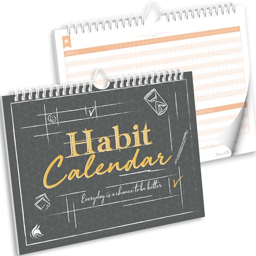 Clever Fox Habit Kalender – Inspirierender Habit Tracker für Atomgewohnheiten – Buntes Gewohnheiten- & Zielplaner-Tagebuch zur Steigerung der Produktivität und zum besten Selbst werden – 24 Monate von Clever Fox
