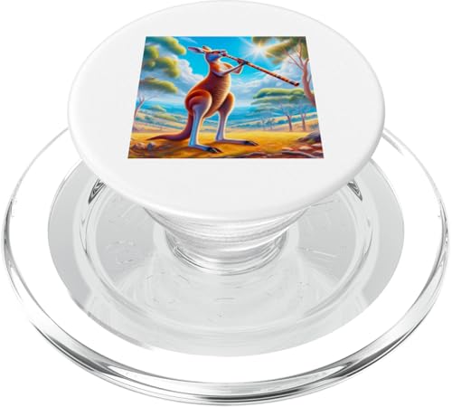 Wirklich wie Didgeridoo - Indigene Musik der Aborigines PopSockets PopGrip für MagSafe von Clever Witty Didgeridoo Designs