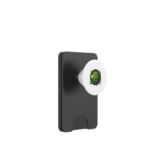 Edamame Sojabohne Vegan Vegetarisch PopSockets PopWallet für MagSafe von Clever Witty Edamame Designs