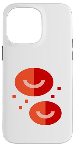 Erythrozyten rote Blutkörperchen RBC Hämoglobin Hülle für iPhone 14 Pro Max von Clever Witty Erythrocyte Designs