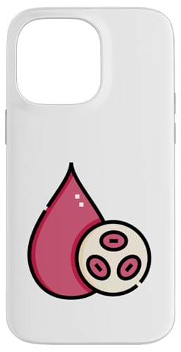 Erythrozyten rote Blutkörperchen RBC Hämoglobin Hülle für iPhone 14 Pro Max von Clever Witty Erythrocyte Designs