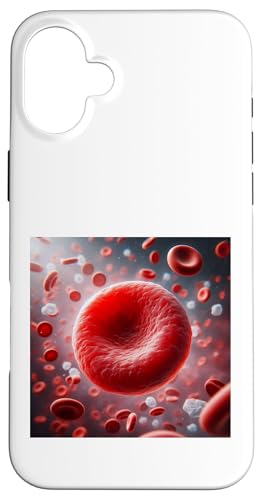 Erythrozyten rote Blutkörperchen RBC Hämoglobin Hülle für iPhone 16 Plus Erythrozyten rote Blutkörperchen RBC Hämoglobin Hülle für iPhone 16 Plus von Clever Witty Erythrocyte Designs