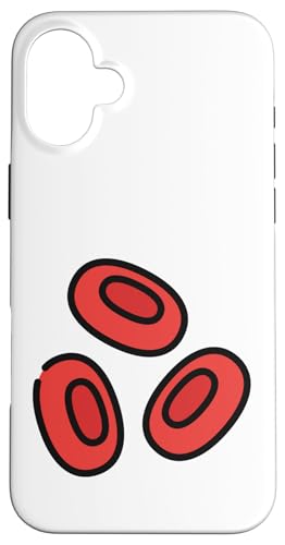 Erythrozyten rote Blutkörperchen RBC Hämoglobin Hülle für iPhone 16 Plus Erythrozyten rote Blutkörperchen RBC Hämoglobin Hülle für iPhone 16 Plus von Clever Witty Erythrocyte Designs