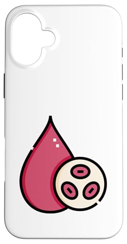 Erythrozyten rote Blutkörperchen RBC Hämoglobin Hülle für iPhone 16 Plus Erythrozyten rote Blutkörperchen RBC Hämoglobin Hülle für iPhone 16 Plus von Clever Witty Erythrocyte Designs