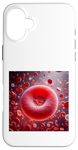 Erythrozyten rote Blutkörperchen RBC Hämoglobin Hülle für iPhone 16 Plus Erythrozyten rote Blutkörperchen RBC Hämoglobin Hülle für iPhone 16 Plus von Clever Witty Erythrocyte Designs