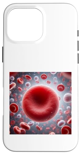 Erythrozyten rote Blutkörperchen RBC Hämoglobin Hülle für iPhone 16 Pro Max Erythrozyten rote Blutkörperchen RBC Hämoglobin Hülle für iPhone 16 Pro Max von Clever Witty Erythrocyte Designs